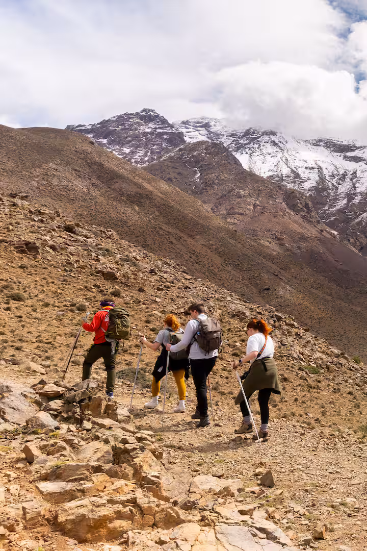 Private courtyards at Villa des orangers, Morocco